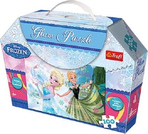 Puzzle Glam Kraina lodu / Frozen Anna i Elsa 100 elementów