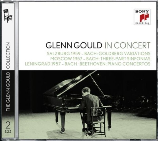 Glenn Gould in Concert: Salzburg 1959 (Bach); Moscow 1957 (Bach); Lenningrad 1957 (Bach, Beethoven)
