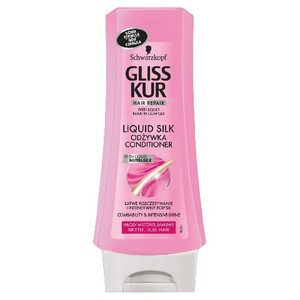 Gliss Kur Liquid Silk Conditioner Odżywka do włosów matowych i łamliwych
