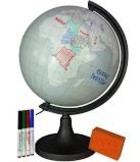 Globus konturowy podświetlany 32 cm
