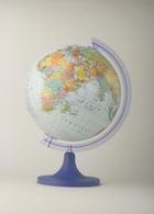 Globus polityczny podświetlany 25 cm