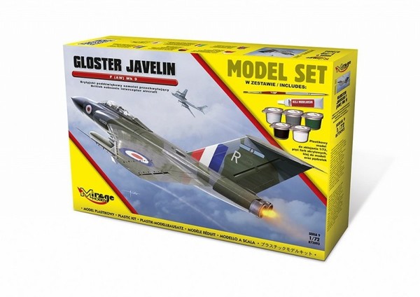 Gloster Javelin F Mk9 model set Skala 1:72