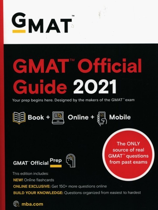 GMAT Official Guide 2021. Book + Online Question Bank
