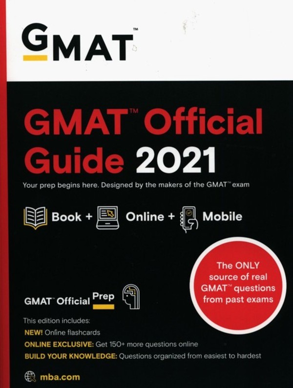 GMAT Official Guide 2021. Book + Online Question Bank Wiley