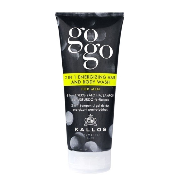 GoGo 2 in 1 Energizing Hair and Body Wash Szampon do włosów i żel do ciała dla mężczyzn
