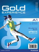 Gold Experience A1 eText SB AccessCodeCard