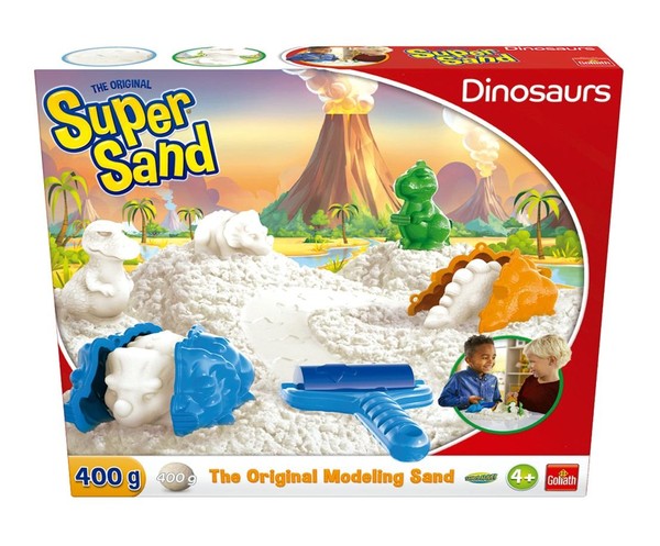 Goliath Piasek do modelowania Super Sand Dinosaurs