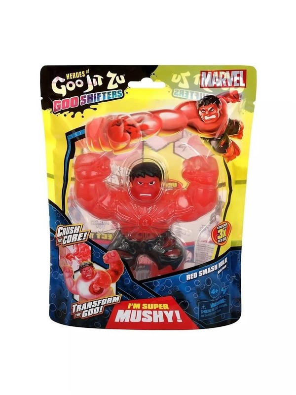 Figurka Goo Jit Zu Marvel Goo Shifters Red Smash Hulk