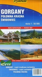 Gorgany / Połonina Krasna / Świdowiec Mapa turystyczna Skala 1:50 000