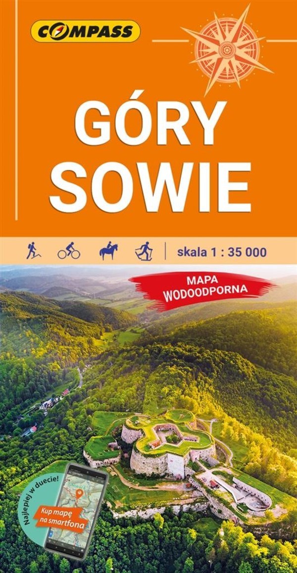 Góry Sowie Mapa turystyczna Skala 1:35 000