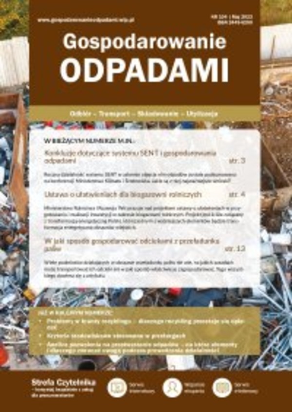 Gospodarowanie odpadami nr 104 - mobi, epub, pdf