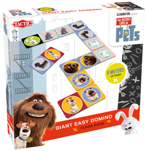 Gra Domino Maxi Sekretne życie zwierzaków domowych
