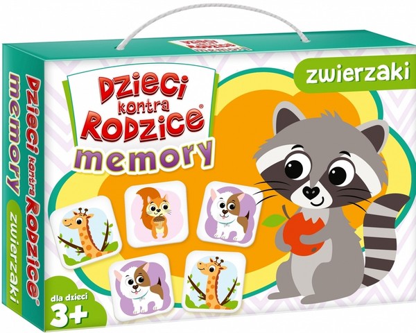 Gra Dzieci kontra Rodzice - Memory zwierzaki