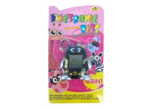 Gra elektroniczna Tamagotchi z kokardką czarne