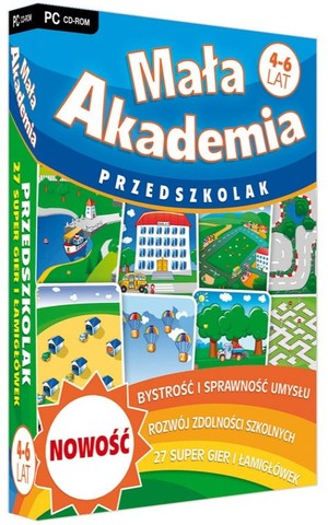 Gra Mała Akademia Przedszkolak (PC) CD-ROM