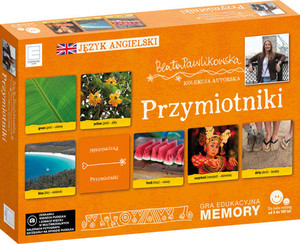 Gra Memory językowe Przymiotniki Kolekcja Beaty Pawlikowskiej