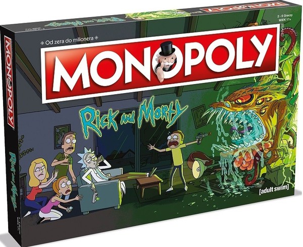 Gra Monopoly Rick i Morty (edycja polska)