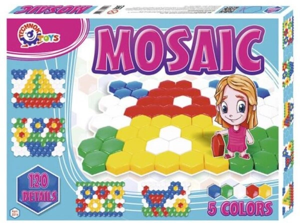 Gra Mozaika dla dzieci 2 120 elementów TechnoK 2216 p10