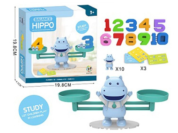Gra Nauka liczenia - Hipopotam