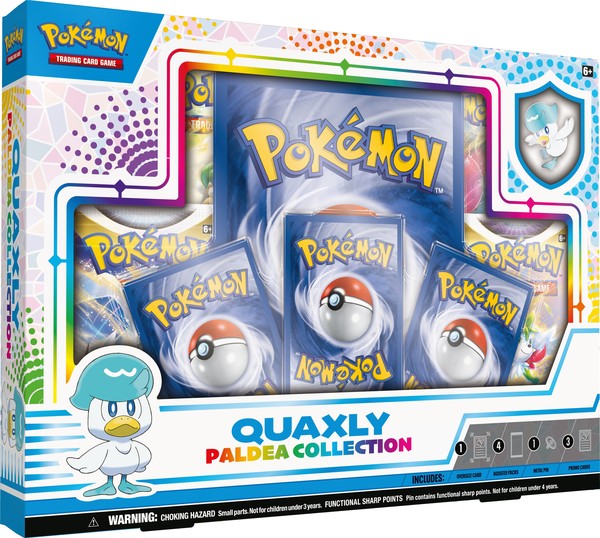 Gra Pokémon TCG: Paldea Pin Box Quaxly