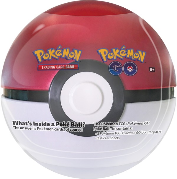 Gra Pokémon TCG: Pokémon Go Poke Ball Tin czerwony