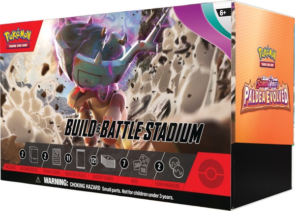 Gra Pokémon TCG: Scarlet & Violet - Paldea Evolved - Build & Battle Stadium