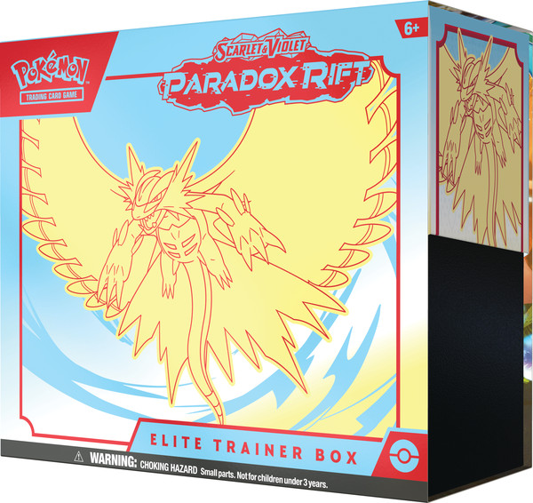 Gra Pokémon TCG: Scarlet & Violet - Paradox Rift - Elite Trainer Box Roaring Moon