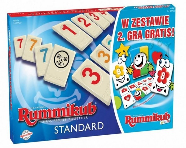 Gra Rummikub 2 w 1 Standard + Junior