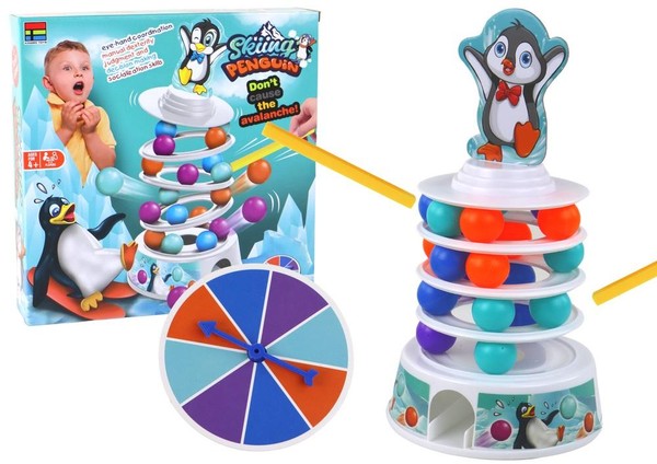 Gra zręcznościowa Pingwin Zjeżdżalnia
