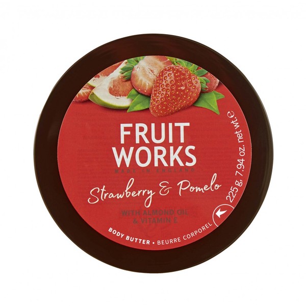 Fruit Works Masło do ciała Truskawka & Pomelo