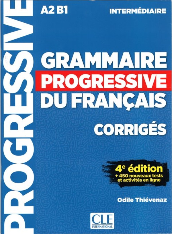 Grammaire Progressive du Français Niveau intermédiaire A2 B1 + klucz 4ed edition