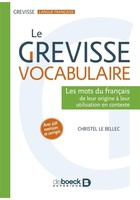 Le Grevisse vocabulaire Les mots du francais