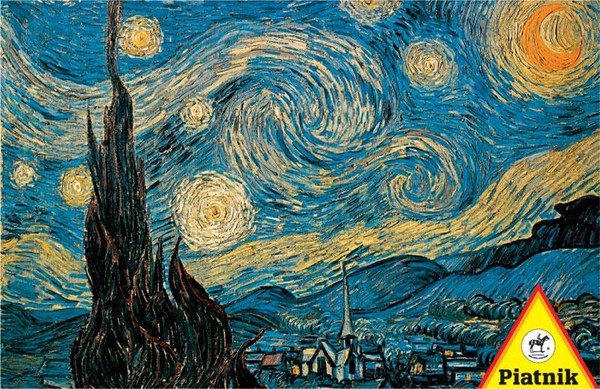 Puzzle Gwiaździsta noc 1000 elementów Vincent van Gogh
