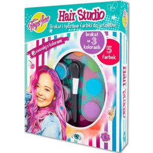 Hair Studio Farby i brokat do włosów w pudełku
