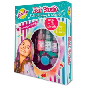 Hair Studio Kolorowe spraye do włosów w pudełku