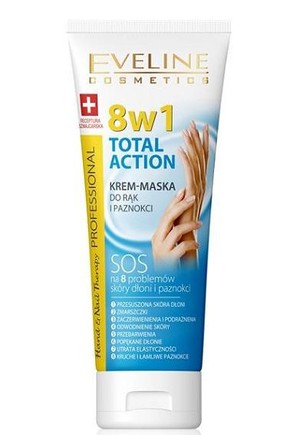 Hand & Nail Therapy Total Action 8w1 Krem-maska do rąk i paznokci