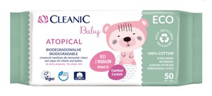 Cleanic Baby Eco Atopical Chusteczki nawilżane dla niemowląt i dzieci