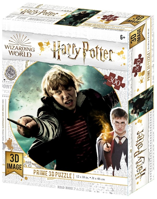 Puzzle Harry Potter: Magiczne puzzle - Pojedynek Rona 300 elementów