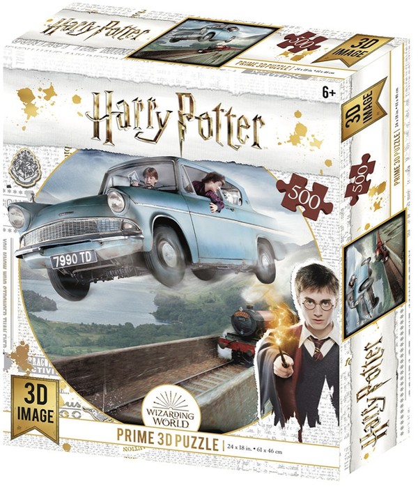 Puzzle Harry Potter: Magiczne puzzle - Ford Anglia 500 elementów