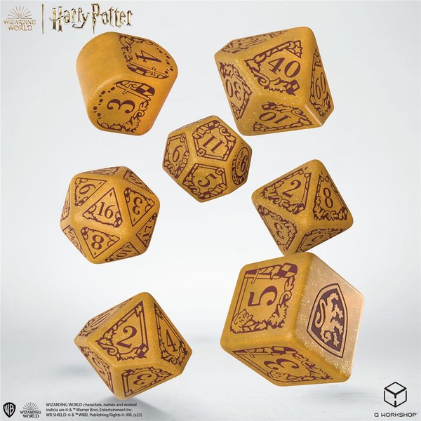 Zestaw kości Harry Potter Modern Gryffindor - Złoty