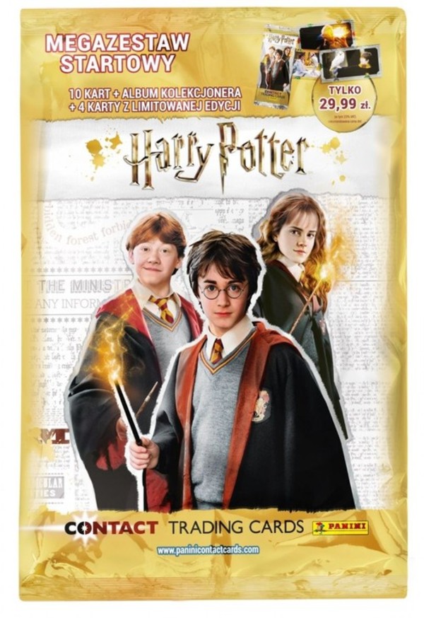 Karty kolekcjonerskie Harry Potter Zestaw startowy