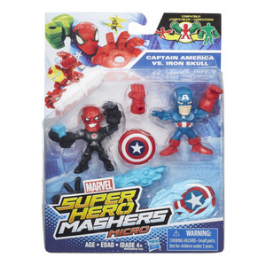 Avengers Super Hero Mashers Micro Kapitan Ameryka vs Iron Skull 2 pack B6689