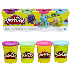 Play-Doh 4 tuby Bright Color B6510