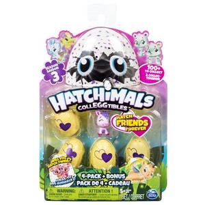 Hatchimals CollEGGtibles 4-pak z bonusem Sezon 3