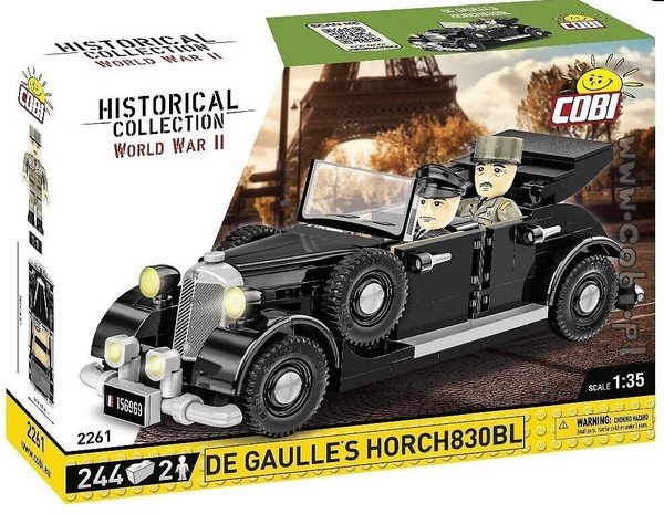 WWII De Gaulles 1936 Horch830BL