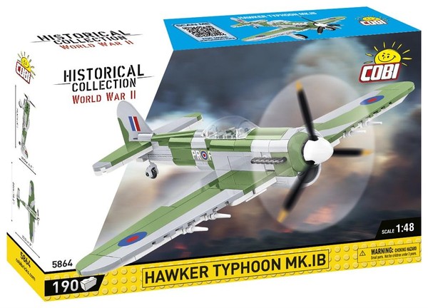 Klocki Samolot Hawker Typhoon Mk.1B