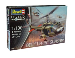 Helikopter Bell UH-1H Gunship 1:100
