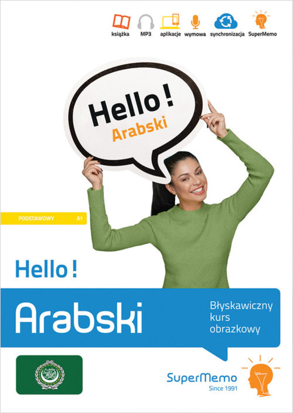 Hello! Arabski Błyskawiczny kurs obrazkowy Poziom podstawowy A1