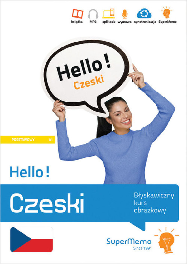Hello! Czeski Błyskawiczny kurs obrazkowy Poziom podstawowy A1