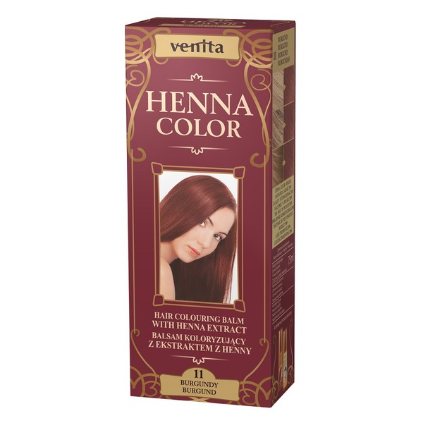 Henna Color 11 Burgund Balsam koloryzujący z ekstraktem z henny